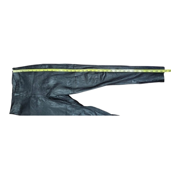 Maison Martin Margiela x H&M BLACK LEATHER LEGGINGS PANTS Size XS - Picture 13 of 16